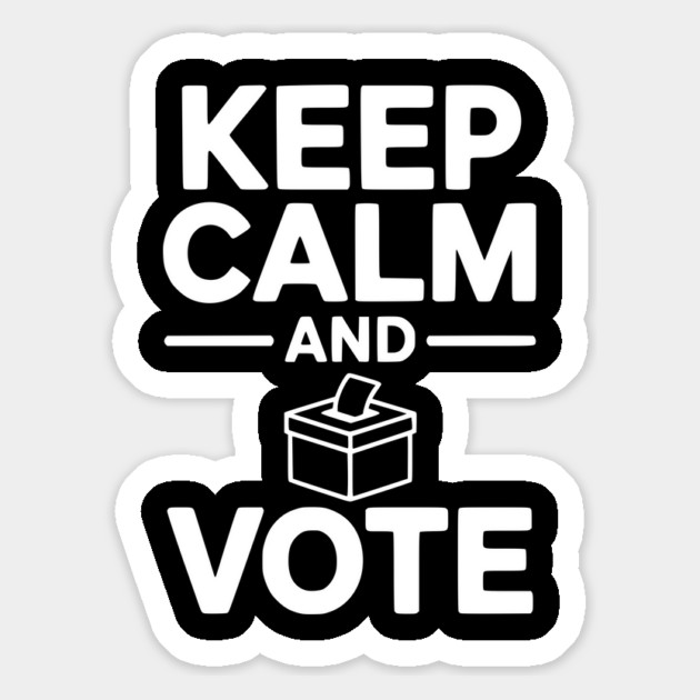 Keep Calm and Vote Magnet by Frank Ring