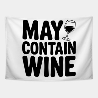 May Contain Wine Tapestry