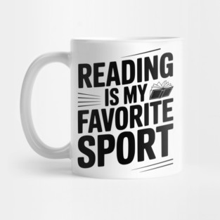 Reading is my Favorite Sport Mug