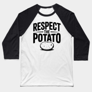 Respect the Potato Baseball T-Shirt