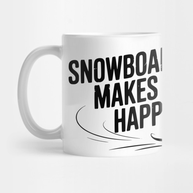 Snowboarding Makes Me Happy by Frank Ring
