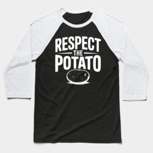 Respect the Potato Baseball T-Shirt