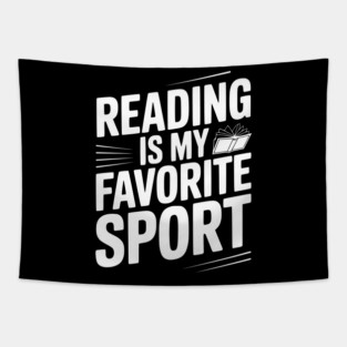 Reading is my Favorite Sport Tapestry