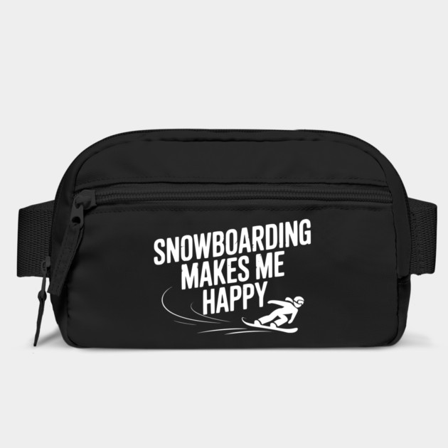 Snowboarding Makes Me Happy by Frank Ring