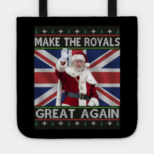 Make the Royals Great Again Santa King Holiday Tote