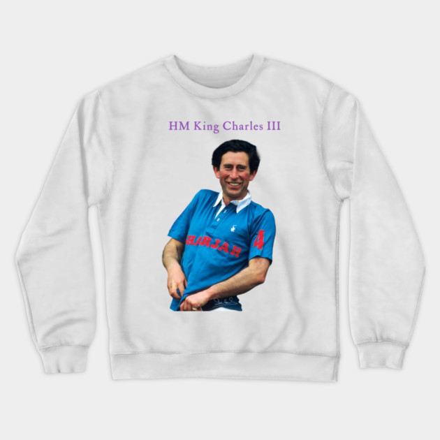 King Charles III Polo 1987 - Royal Streetwear Crewneck Sweatshirt by Art2Wear