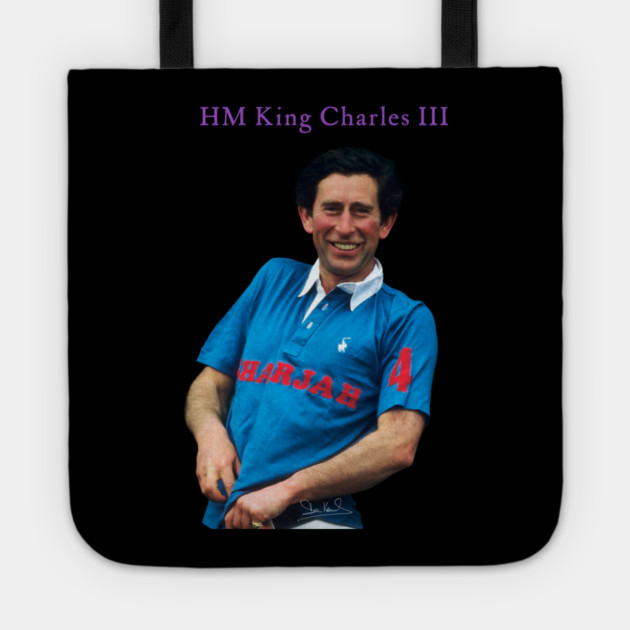 King Charles III Polo 1987 - Royal Streetwear Tote by Art2Wear