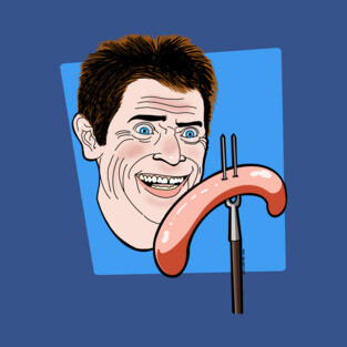 Willem Dafoe’s Uncomfortably Large Sausage T-Shirt