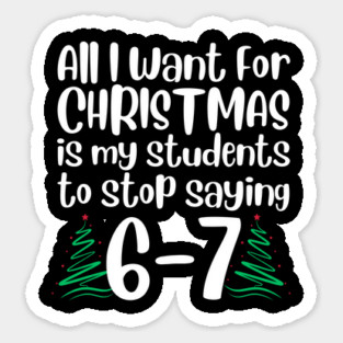 67 Christmas Teacher Funny Meme Magnet