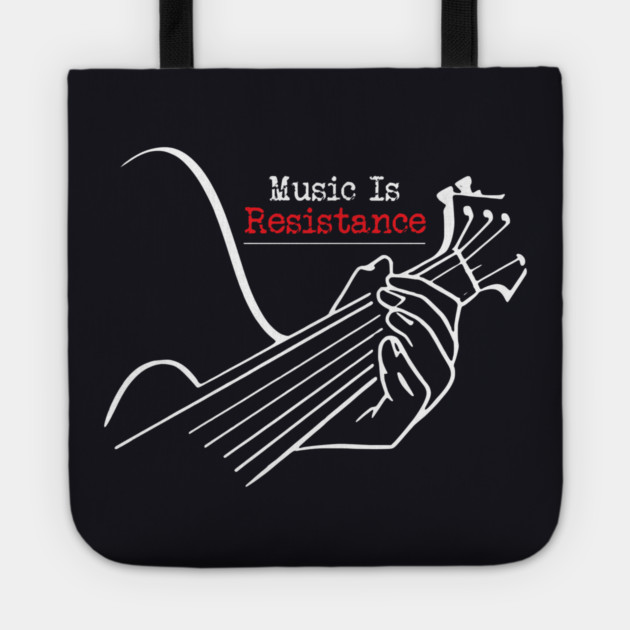 Music Is Resistance Tote by Charles's Store 8