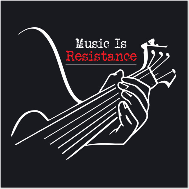 Music Is Resistance Wall Art by Charles's Store 8