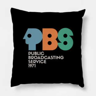 Public Broadcasting 1971 Pillow