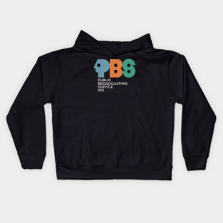 Public Broadcasting 1971 Kids Hoodie