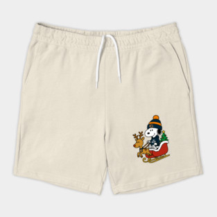 Snoopy Go Bears Christmas Shorts