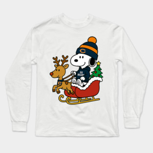 Snoopy Go Bears Christmas Long Sleeve T-Shirt