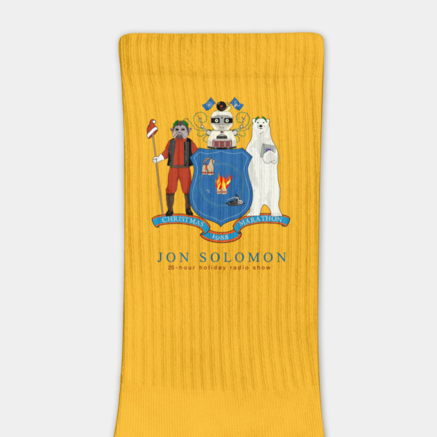 25-Hour Holiday Radio Show state flag shirt (with text) by jonsolomon