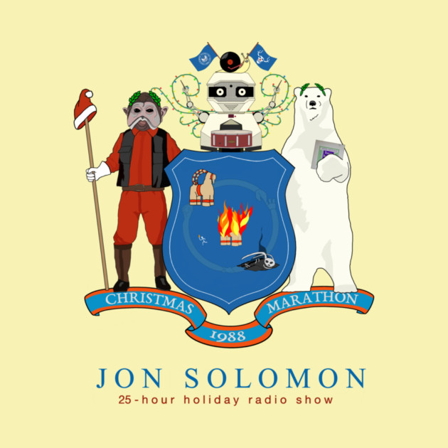25-Hour Holiday Radio Show state flag shirt (with text) by jonsolomon