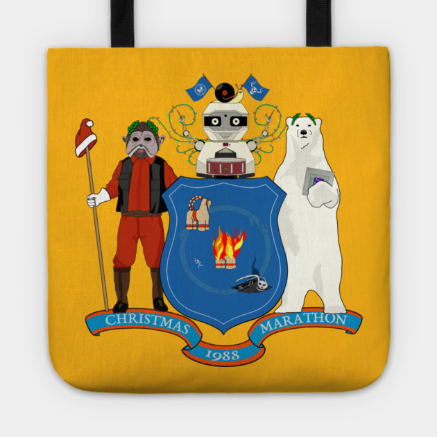 25-Hour Holiday Radio Show state flag shirt (no text) Tote by jonsolomon