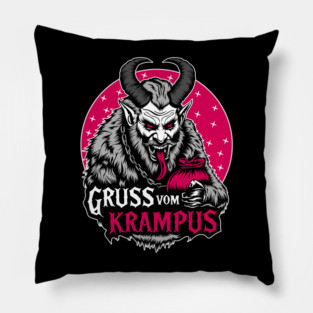 Gruss Vom Krampus Pillow