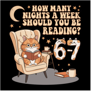 How Many Nights A Week Should You Be Reading 67 Meme Posters and Art