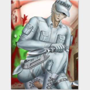 White Blood Cell (Without Bloodstain) Posters and Art