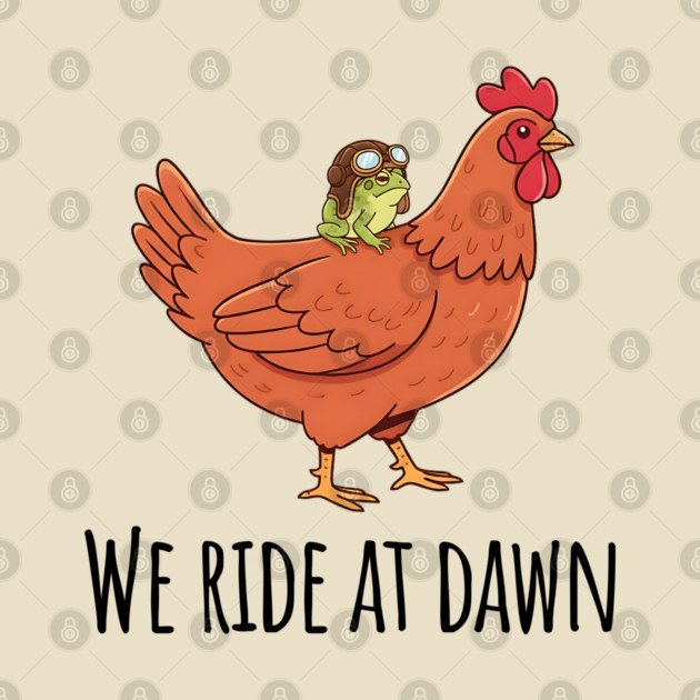 Toad's Got a Chicken To Ride, "We Ride At Dawn" by Luxinda