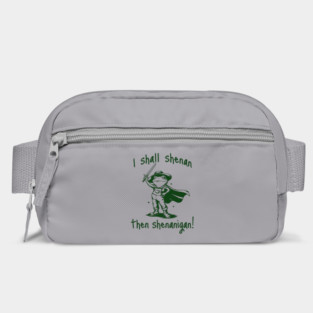 Cute Quest Frog says "I shall shenan then shenanigan!" Bag
