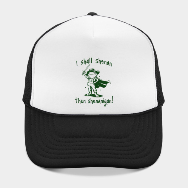 Cute Quest Frog says "I shall shenan then shenanigan!" by Luxinda