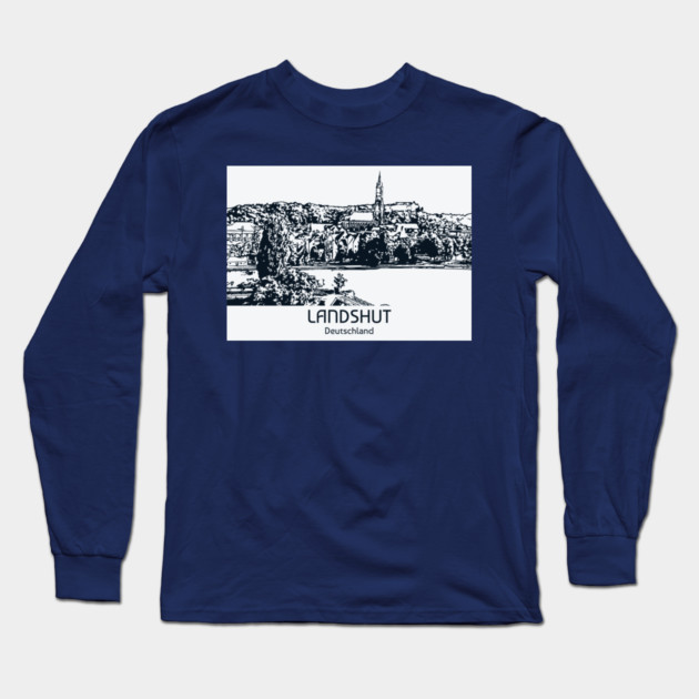 Landshut - Germany Long Sleeve T-Shirt by Lakeric