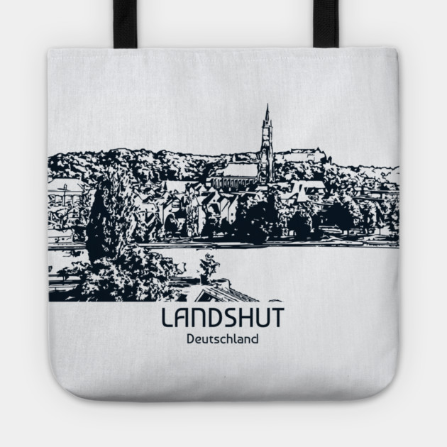 Landshut - Germany Tote by Lakeric