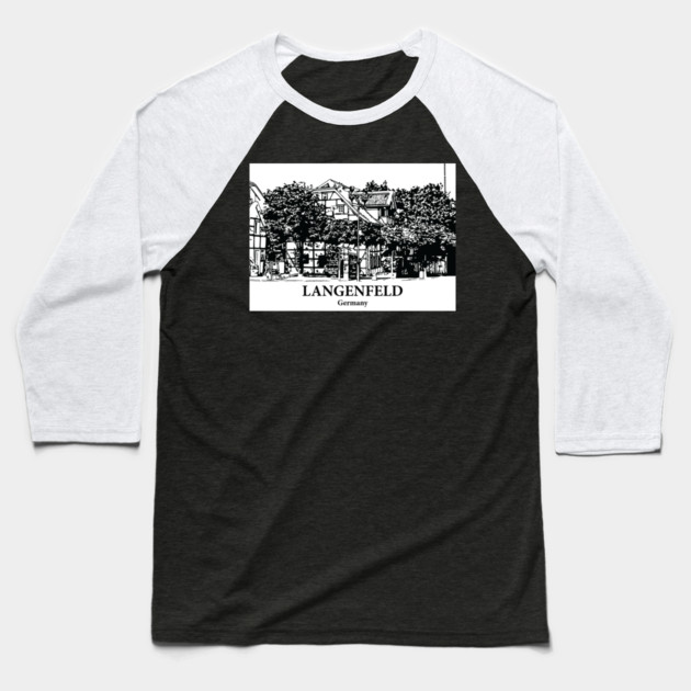 Langenfeld - Germany Baseball T-Shirt by Lakeric