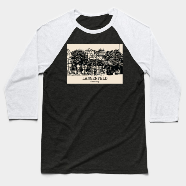Langenfeld - Germany Baseball T-Shirt by Lakeric