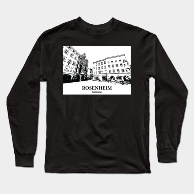 Rosenheim - Germany Long Sleeve T-Shirt by Lakeric