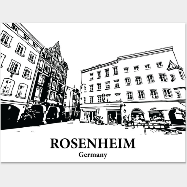 Rosenheim - Germany Wall Art by Lakeric
