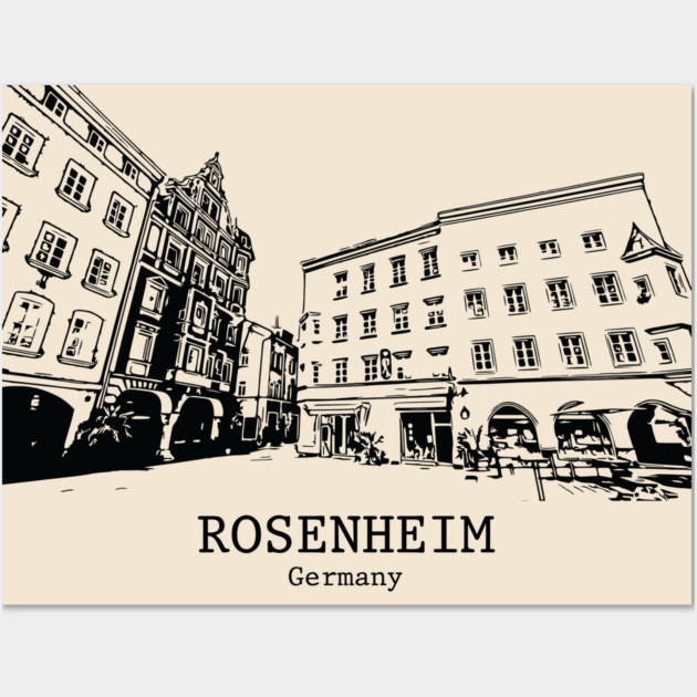 Rosenheim - Germany Wall Art by Lakeric