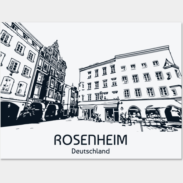 Rosenheim - Deutschland Wall Art by Lakeric