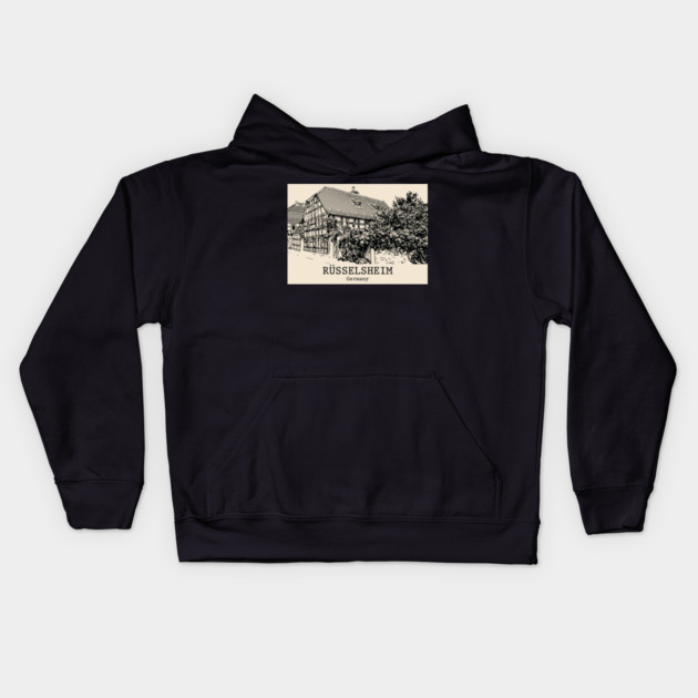 Ruesselsheim - Germany Kids Hoodie by Lakeric