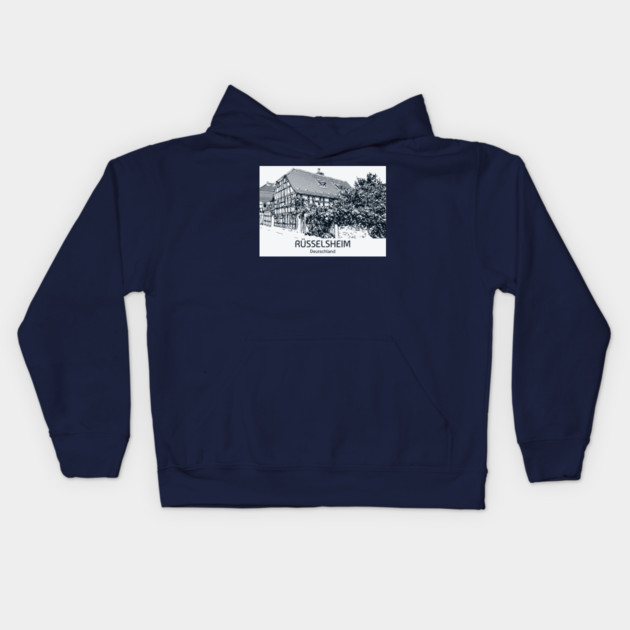 Ruesselsheim - Deutschland Kids Hoodie by Lakeric