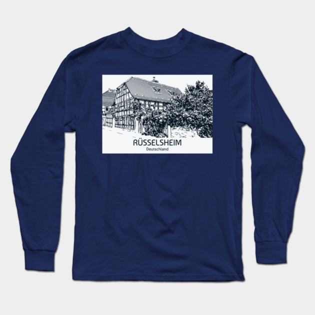 Ruesselsheim - Deutschland Long Sleeve T-Shirt by Lakeric