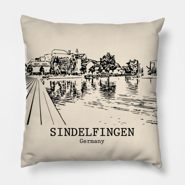 Sindelfingen - Germany Pillow by Lakeric