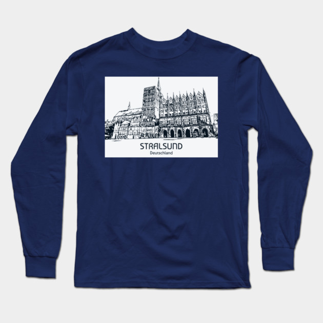 Stralsund - Deutschland Long Sleeve T-Shirt by Lakeric