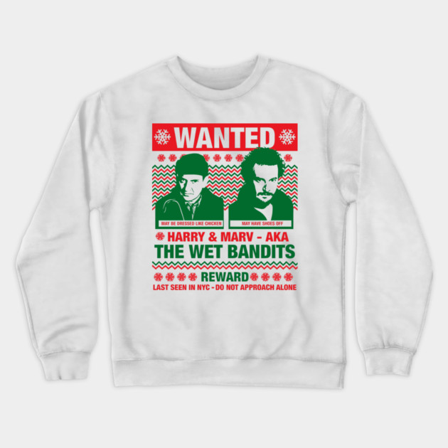 The Wet Bandits // Ugly Christmas Crewneck Sweatshirt by Tv Moments