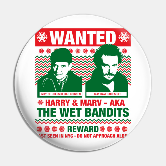 The Wet Bandits // Ugly Christmas Pin by Tv Moments