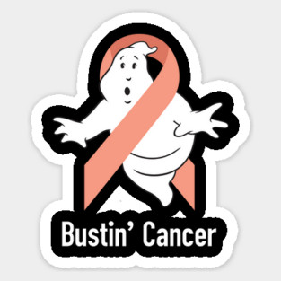 Bustin' Cancer (Peach) Magnet