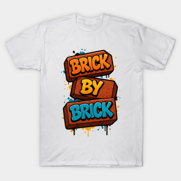 Brick By Brick T-Shirt by Demian Stipatio