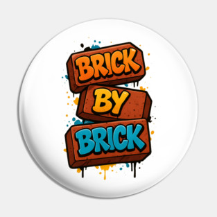 Brick By Brick Pin