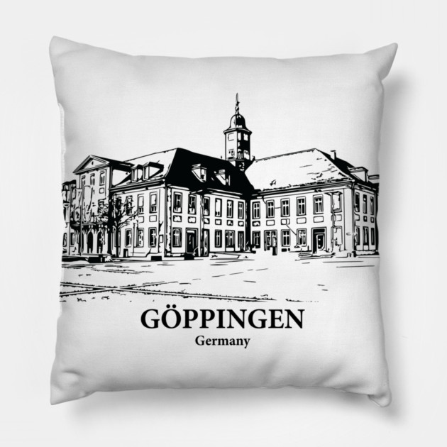 Goeppingen - Germany Pillow by Lakeric