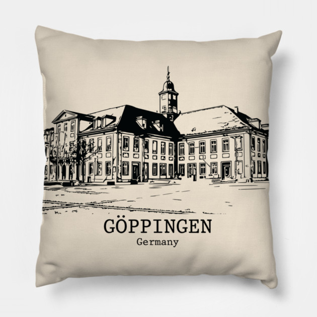 Goeppingen - Germany Pillow by Lakeric
