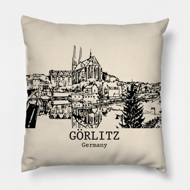 Goerlitz - Germany Pillow by Lakeric