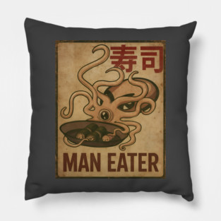 Man Eater Squid Pillow